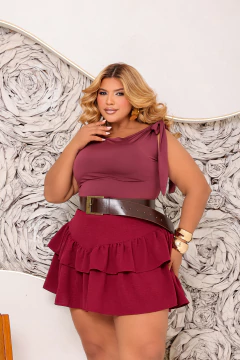 Blusa Poly - Marsala