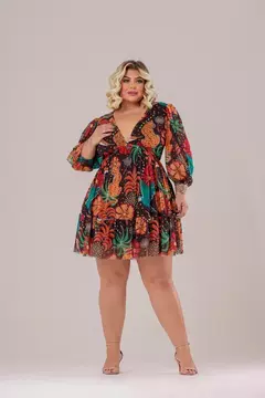 Imagem do Vestido Luana - Preto Floresta