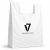 Sacolas PEAD (0,06mm) plásticas personalizadas alça camiseta - loja online