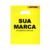 Sacolas plásticas personalizadas alça vazada brilhosa - comprar online