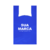 Sacolas plásticas personalizadas alça camiseta econômica - loja online