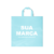 Sacolas plásticas personalizadas alça fita resistente - loja online