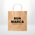 Sacolas kraft personalizadas com abertura