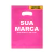 Sacolas plásticas personalizadas alça vazada brilhosa - comprar online