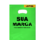 Imagem do Sacolas plásticas personalizadas alça vazada brilhosa