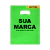 Imagem do Sacolas plásticas personalizadas alça vazada brilhosa