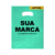 Sacolas plásticas personalizadas alça vazada brilhosa