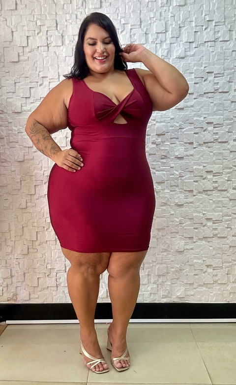 VESTIDO JANAÍNA PLUS - comprar online