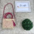 BOLSA DE PALHA QUADRADA - loja online