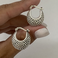 argollas plata par (cod 13412)