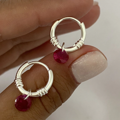 argollas plata 14mm par (cod 14269)