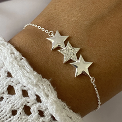 pulsera plata 18 a 21cm (cod 14746)