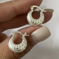 argollas plata 8mm par (cod 14770)