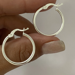argollas plata 22mm par (cod 15154)
