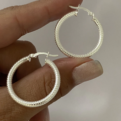 argollas plata 25mm par (cod 15178)