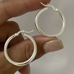 argollas plata 23mm par (cod 15187)