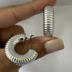 Semi argollas fantasía (Cod 15331)