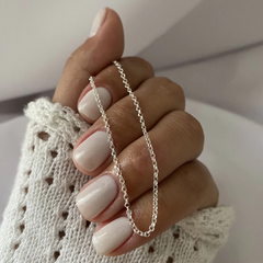Cadena plata 45cm (cod 15547)