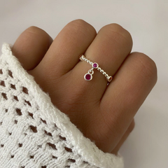 Anillo acero blanco (cod 15803)