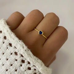 Anillo acero dorado (cod 15971)
