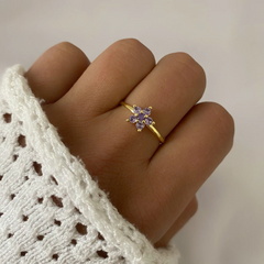 Anillo acero dorado (cod 15979)