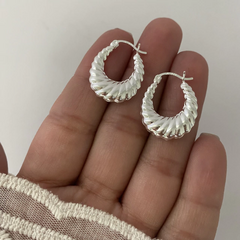 Argollas Plata 19 mm (Cod 12203)