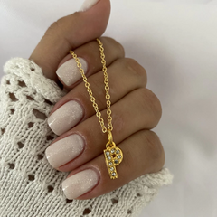 Conjunto Acero Dorado 41 a 46cm (cod 16753)