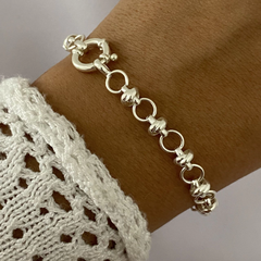 Pulsera Plata 19cm (cod 16935)