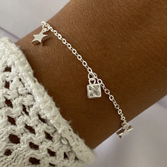 Pulsera Plata 17 a 20cm (cod 17348)