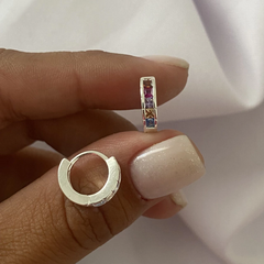 Argollas Plata 12mm par (cod 17365)