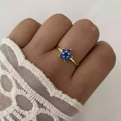 ANILLO ACERO DORADO (COD 17619)
