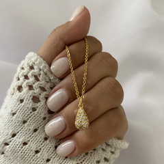 Conjunto acero dorado 45cm (Cod 17996)