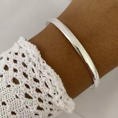 Esclava acero blanco 5mm- 7cm (cod 18156)