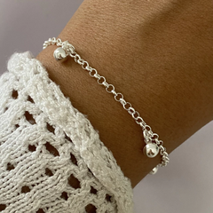 Pulsera Plata 18cm (cod 18284)