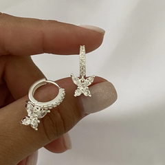 Argollas plata 13mm par (cod 18310)
