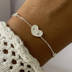Pulsera Plata 17 a 20cm (cod 18833)