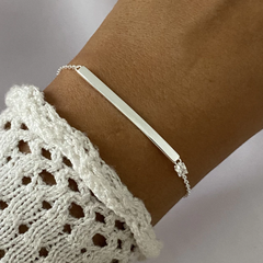 Pulsera Plata 17 a 20cm (cod 18962)