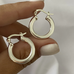 Argollas Plata 18mm par (cod 18975)