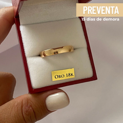 Alianzas oro 18k PAR PREVENTA (cod 19058)