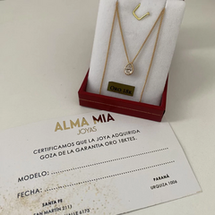 Conjunto oro 18k 45cm (cod 19105) - comprar online