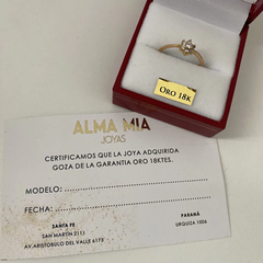 Anillo oro 18k (cod 19107) - comprar online