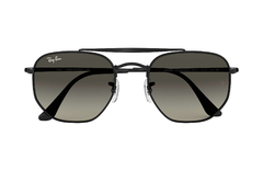 OCULOS DE SOL MARSHAL PRETO E LENTE PRETA - comprar online