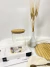 Imagen de Frasco vidrio con tapa bambu 800 ml