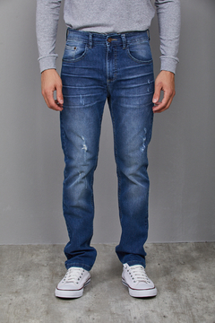 Jean azul rasgado 2065