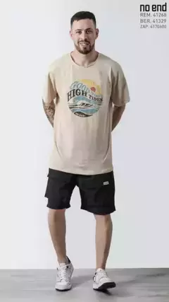 REMERA GOOD VIBES 41268 - comprar online