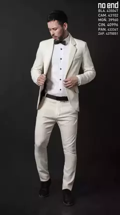 Pantalón raya al tono 43334 - comprar online