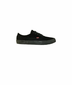 Zapatilla lazy full black gamuzada 35100-05