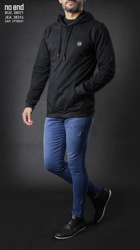 Buzo canguro rustico 38071