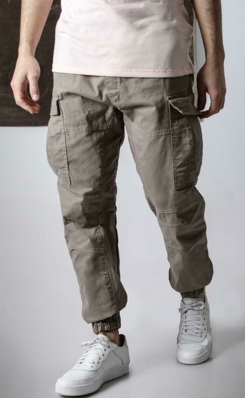 Jogger cargo gabardina 41351