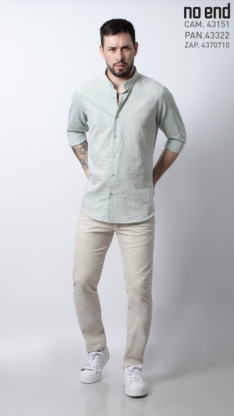 Camisa lino pannys 43151